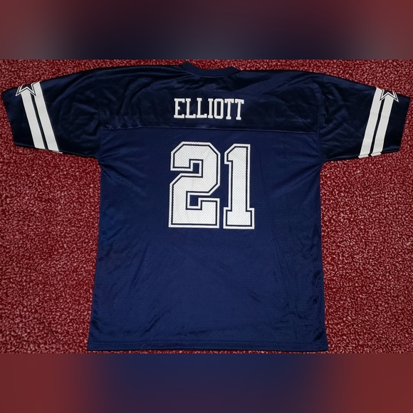 NFL Dallas Cowboys Men's Ezekiel Elliott Jersey (2XL) - Picture 4 of 9